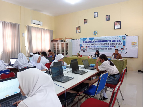 Pelaksanaan ANBK Tahun Pelajaran 2023/2024 SMAN 24 Batam