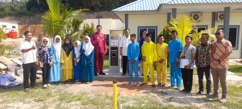 Sarana Cuci Tangan Baru dari Kementrian Pekerjaan Umum dan Perumahan Rakyat untuk SMAN 24 Batam