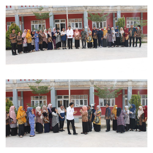 Pertemuan Singkat Kepala Dinas Pendidikan Prov Kepri di SMA Negeri 24 Batam